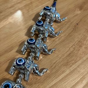 Evil Eye Elephant Protection Decor